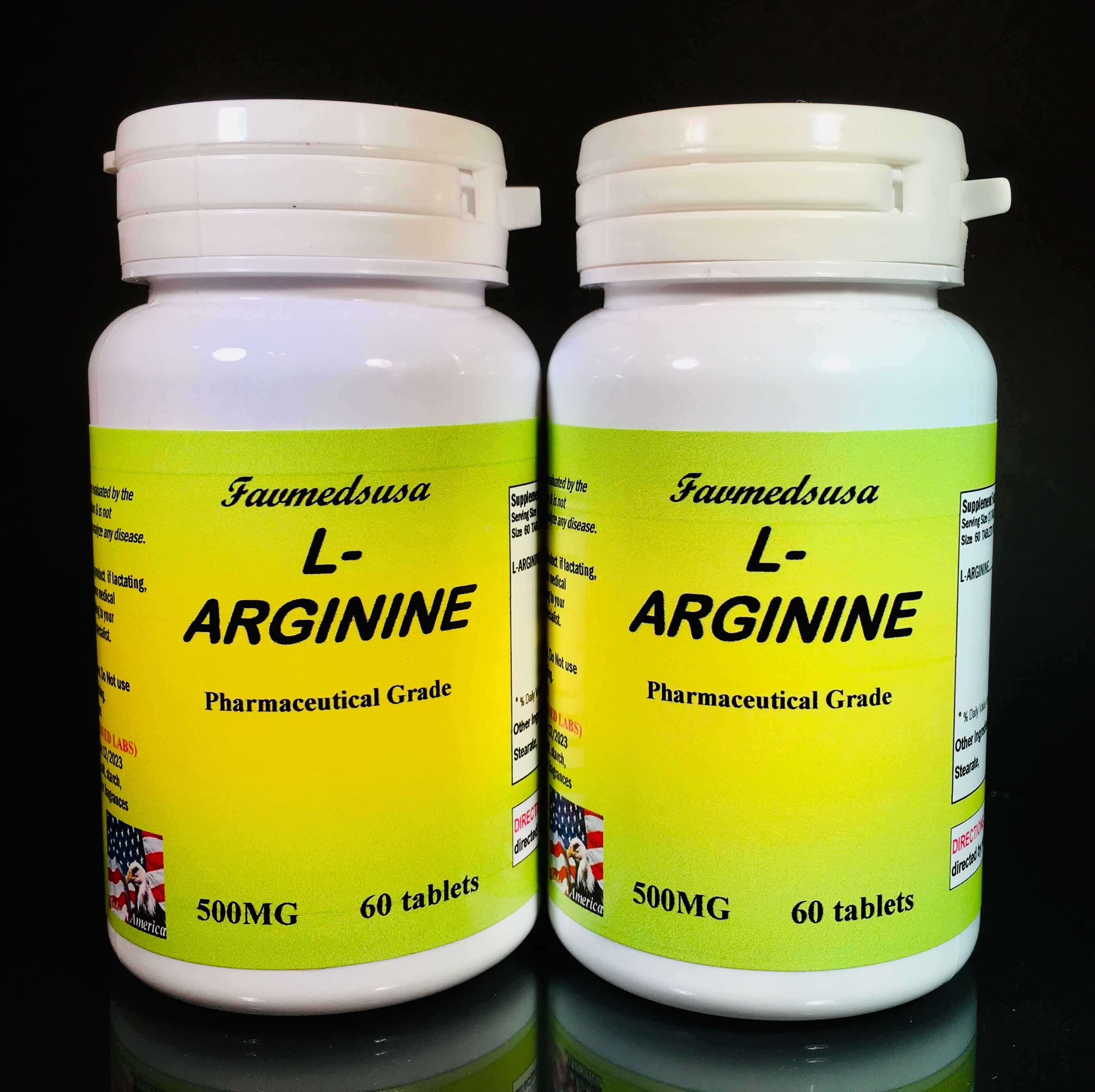  L-Arginine 500mg - 120 (2x60) tablets